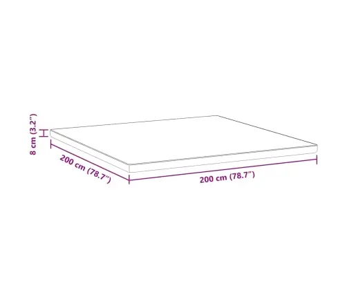 Čiužinio Pagalvėlės Balta Ir Mėlyna 200 X 200 Cm