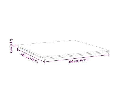 Madratsi Kaitse Valge 200 X 200 Cm Geeliga Mälumaterjal