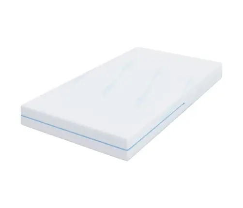 Matrači Balts 100 X 200 Cm 100% Poliestera Žakarda Audums Vidaxl