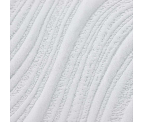 Madrats Valge Ja Hall 200 X 200 Cm Mälupadi