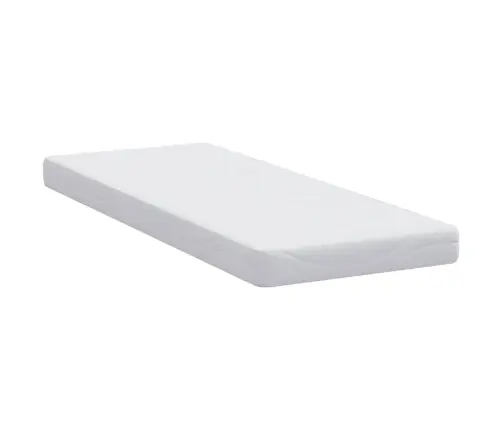 Madrats Valge 80 X 200 Cm Geeliga Mälumaterjal