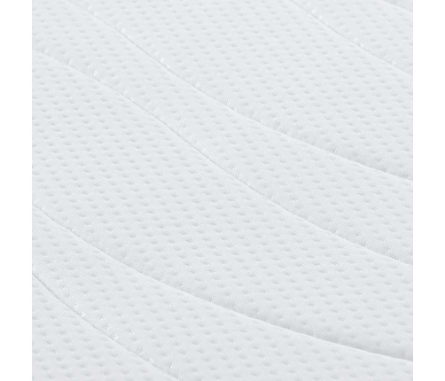 Matrači Balts 120 X 200 Cm 100% Poliestera Audums Vidaxl