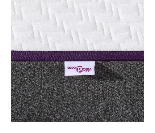 Čiužinys Balta Ir Pilka 70 X 200 Cm Atminties Putos