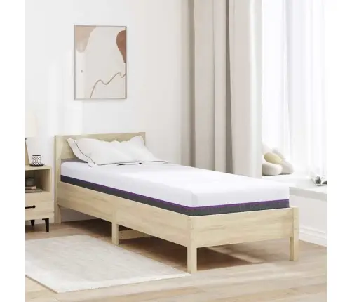 Čiužinys Balta Ir Pilka 70 X 200 Cm Atminties Putos