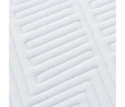 Matrači Balts, Zils 80 X 160 Cm 100% Poliestera Žakarda Audums Vidaxl