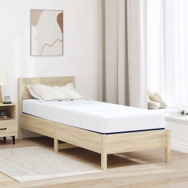 Matracis Balta Un Zila 70 X 200 Cm Gela Atmiņas Putu Vidaxl