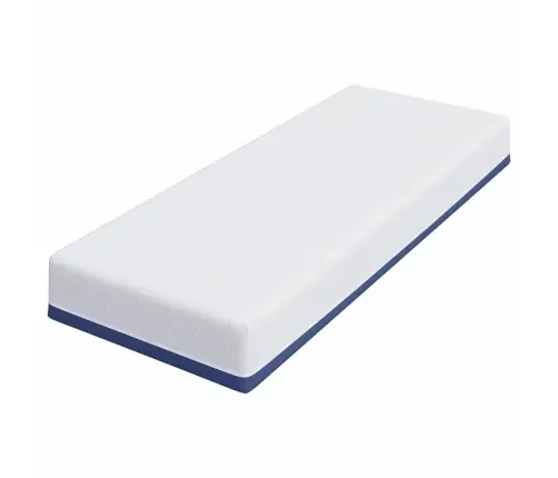 Matrači Balts, Zils 70 X 200 Cm 100% Poliestera Žakarda Audums Vidaxl