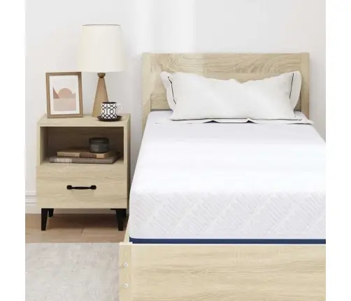 Matrači Balts, Zils 80 X 200 Cm 100% Poliestera Žakarda Audums Vidaxl Matrači Balts, Zils 80 X 200 Cm 100% Poliestera Žakarda Audums Vidaxl