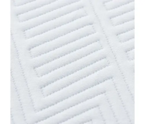 Matrači Balts, Zils 90 X 200 Cm 100% Poliestera Žakarda Audums Vidaxl