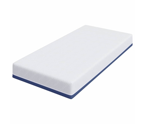Matrači Balts, Zils 90 X 200 Cm 100% Poliestera Žakarda Audums Vidaxl