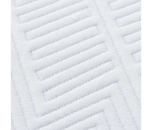 Matrači Balts, Zils 100 X 200 Cm 100% Poliestera Žakarda Audums Vidaxl