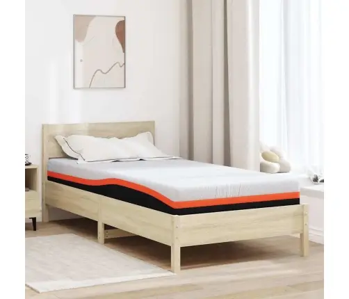 Čiužinys Balta Ir Pilka 120 X 200 Cm Gelinis Atminties Putų