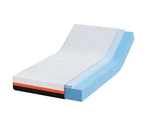 Čiužinys Balta Ir Pilka 120 X 200 Cm Gelinis Atminties Putų