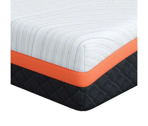 Čiužinys Balta Ir Pilka 120 X 200 Cm Gelinis Atminties Putų