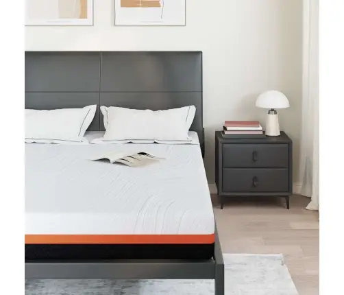 Matrači Balts, Pelēks 160 X 200 Cm Vidaxl