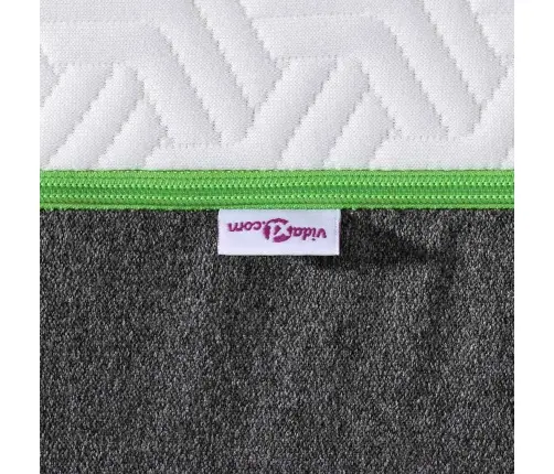 Matrači Balts, Pelēks 80 X 160 Cm Vidaxl