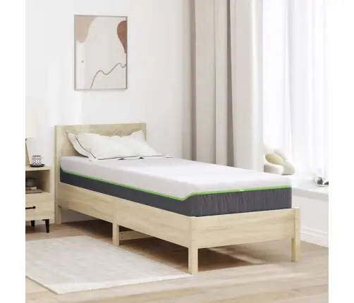 Matrači Balts, Pelēks 80 X 200 Cm Vidaxl