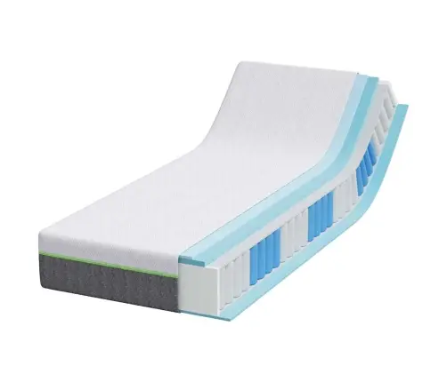 Matrači Balts, Pelēks 80 X 200 Cm Vidaxl