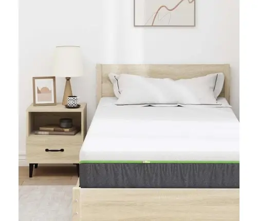 Madrats Valge Ja Hall 90 X 190 Cm Taskuvedru