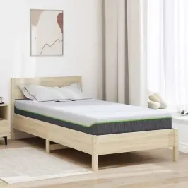 Matracis Balts Un Pelēks 120 X 200 Cm Kabatas Atspera Vidaxl