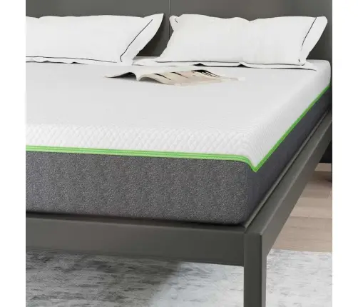 Madrats Valge Ja Hall 140 X 200 Cm Taskuvedru