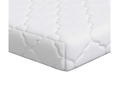 Matrači Balts 120 X 60 Cm 100% Poliestera Audums Vidaxl
