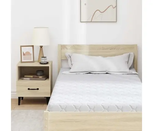 Matrači Balts 200 X 90 Cm 100% Poliestera Audums Vidaxl