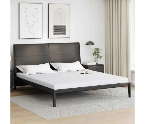 Matrači Balts 200 X 180 Cm 100% Poliestera Audums Vidaxl