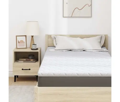 Matracīši Balts 100 X 200 Cm Bez Līmes Poliesters Vidaxl