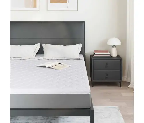 Matracīši Balts 140 X 190 Cm Bez Līmes Poliesters Vidaxl