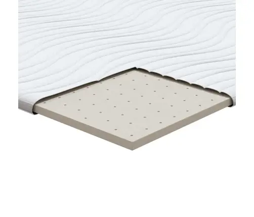 Čiužinio Pagalvėlės Balta 70 X 200 Cm Lateksas