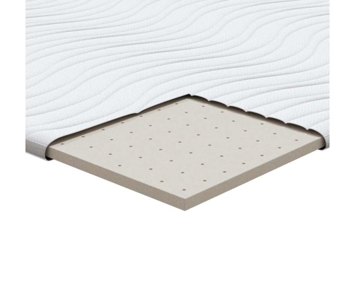 Matracīši Balts 100 X 200 Cm Bez Līmes Poliesters Vidaxl