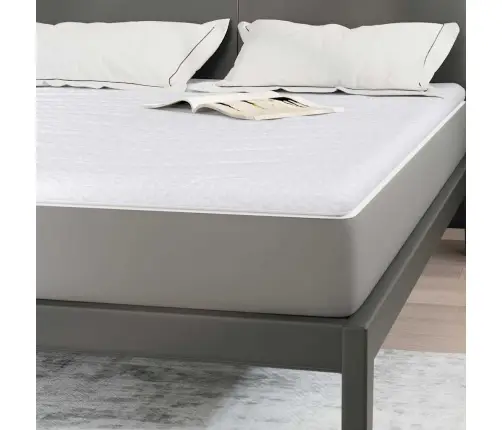 Matracīši Balts 140 X 190 Cm Bez Līmes Poliesters Vidaxl