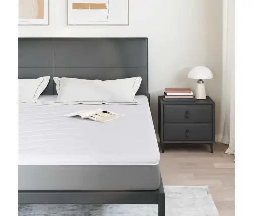 Matracīši Balts 180 X 200 Cm Bez Līmes Poliesters Vidaxl