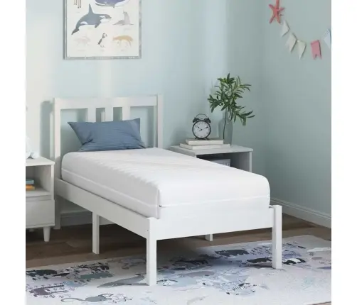 Matrači Balts 70 X 140 Cm 100% Poliestera Audums Vidaxl