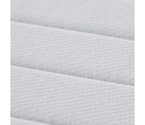 Matrači Balts 90 X 190 Cm 100% Poliestera Audums Vidaxl