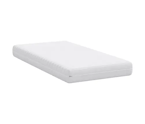Matrači Balts 90 X 200 Cm 100% Poliestera Audums Vidaxl