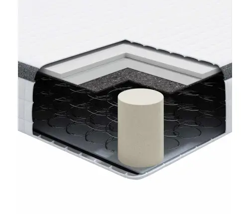 Čiužinys Balta Ir Pilka 80 X 200 Cm Bonell Spyruoklė Čiužinys Balta Ir Pilka 80 X 200 Cm Bonell Spyruoklė