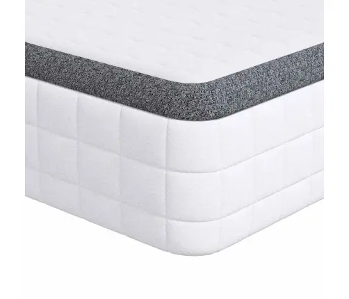 Čiužinys Balta Ir Pilka 80 X 200 Cm Bonell Spyruoklė Čiužinys Balta Ir Pilka 80 X 200 Cm Bonell Spyruoklė