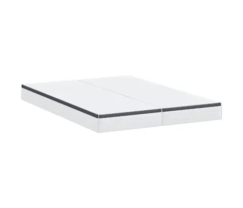 Čiužinys 2 Pcs Balta Ir Pilka 70 X 200 Cm Bonell Spyruoklė