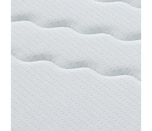 Matrači 2 Pcs Balts, Pelēks 80 X 200 Cm Adīta Auduma Vidaxl