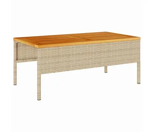 Dārza Dīvānu Komplekts 6 Pcs Bēša Un Gaiši Pelēka Poliratāns Vidaxl