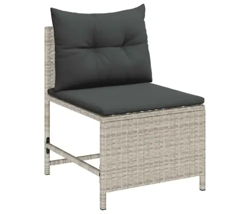 Aia Diivanikomplekt 6 Pcs Helehall Ja Tumehall Polürotang