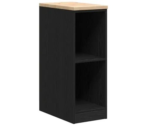 Garaaži Hoiukapp, Must 30X51X85 cm Männipuit