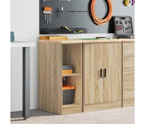 Garažo Spinta, 30X51X85 cm Pušies Medienos Masyvas