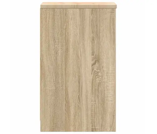 Garažo Spinta, 30X51X85 cm Pušies Medienos Masyvas