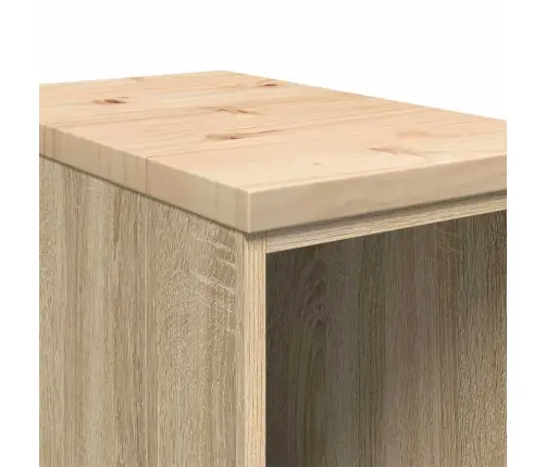 Garažo Spinta, 30X51X85 cm Pušies Medienos Masyvas