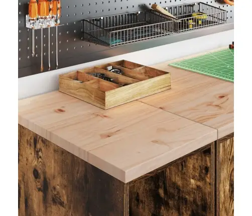 Garažo Spinta, 30X51X85 cm Pušies Medienos Masyvas