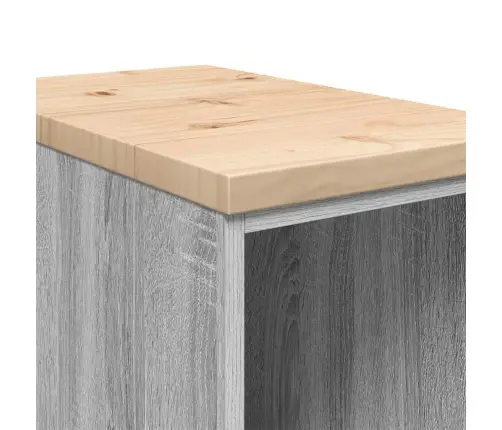 Garāžas Glabāšanas Skapis, 30X51X85 Cm Priedes Masīvkoks Vidaxl