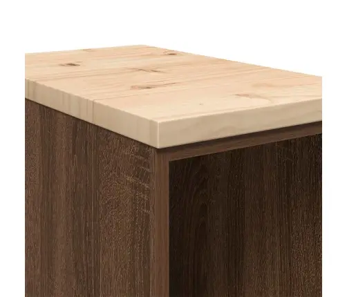 Garāžas Glabāšanas Skapis, 30X51X85 Cm Priedes Masīvkoks Vidaxl